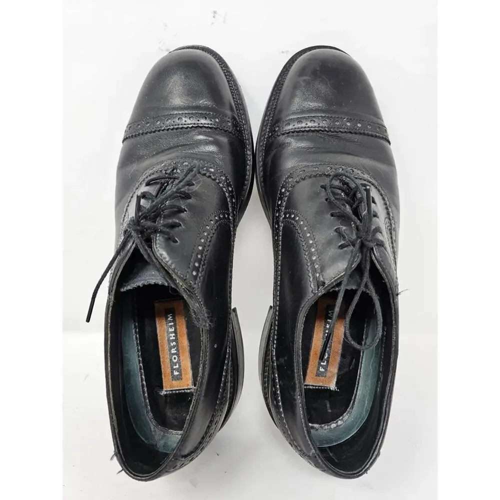 Florssheim Men’s Black Oxford‎ Size 9D